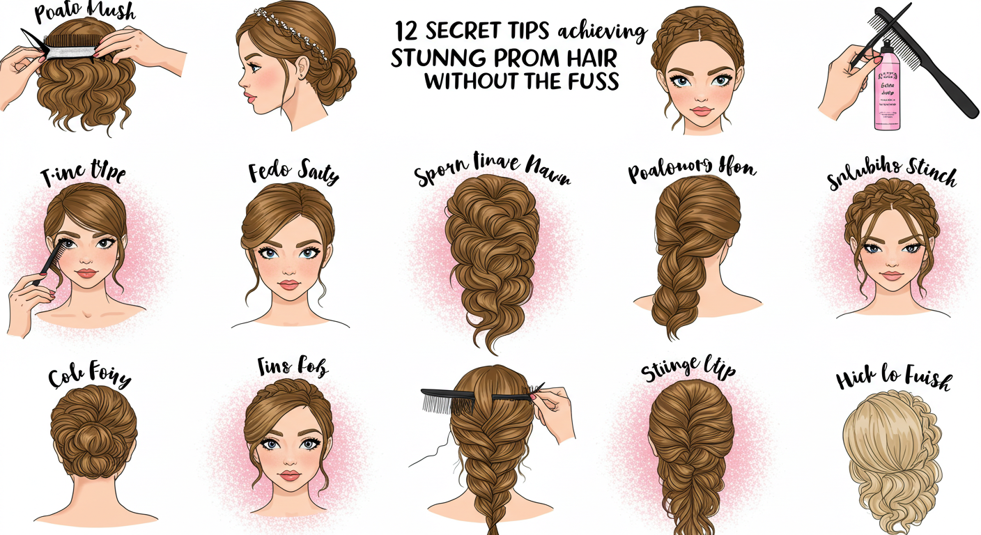 12 Secret Tips for Achieving Stunning Prom Hair Without the Fuss