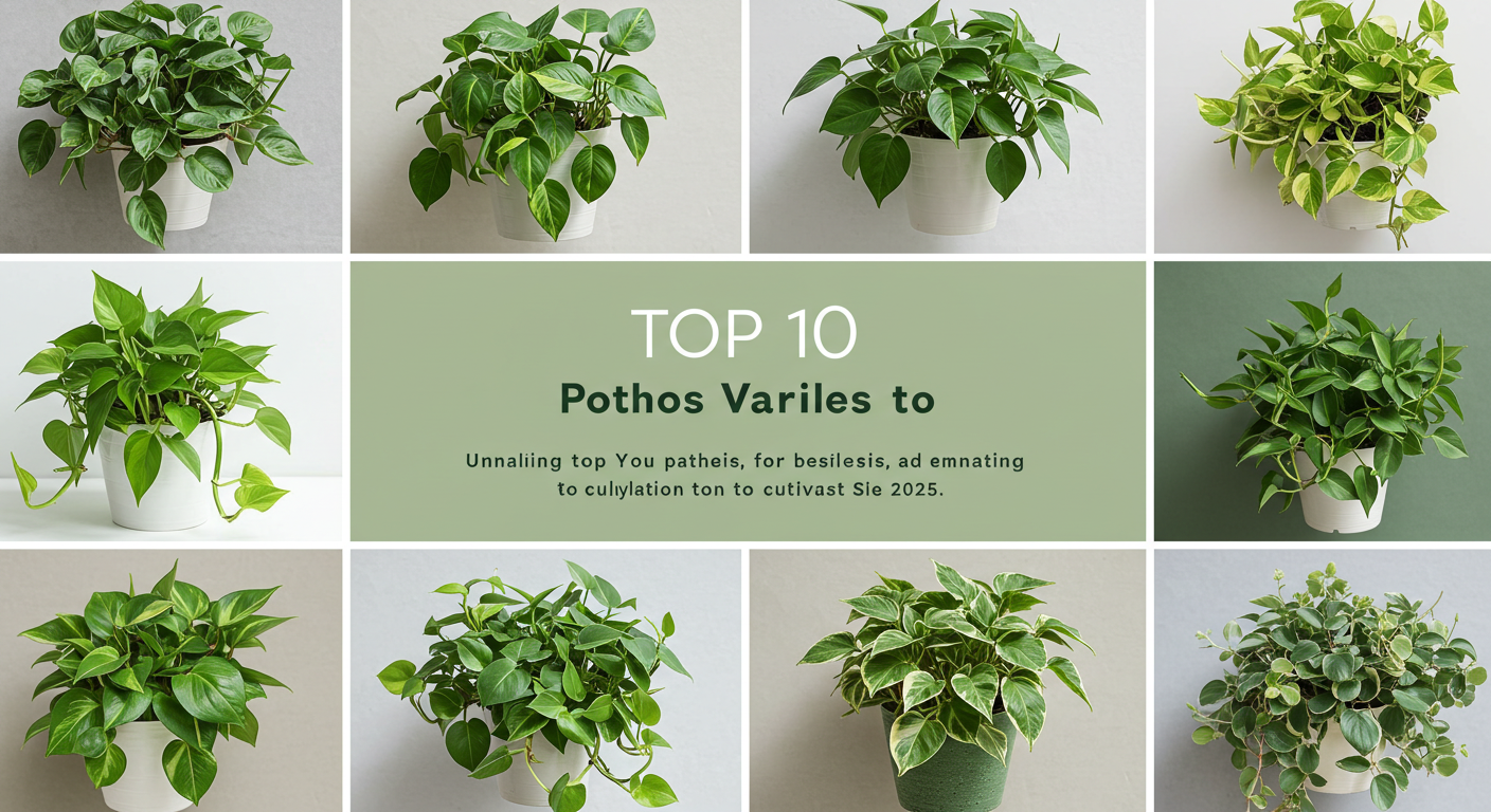 10 Best Types of Pothos Plants to Grow in 2025 – A Complete Guide