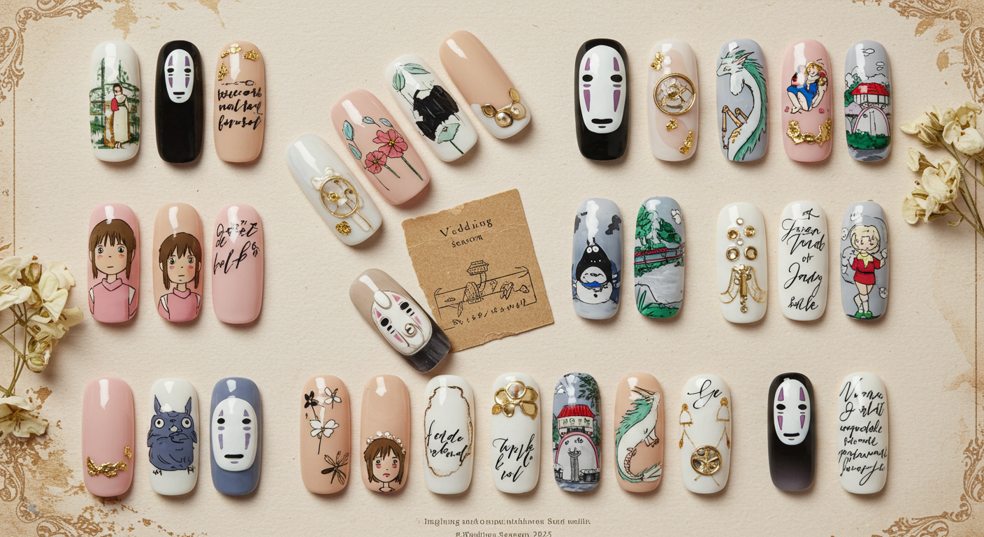 20 Intricate Spirited Away Nails Studio Ghibli Designs Perfect for Wedding Season (2025 Guide)