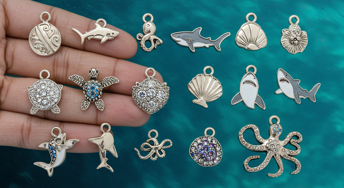 Dive into 2025: 20 Stunning Marine Life Charms Featuring Turtles, Sharks, Octopus & More
