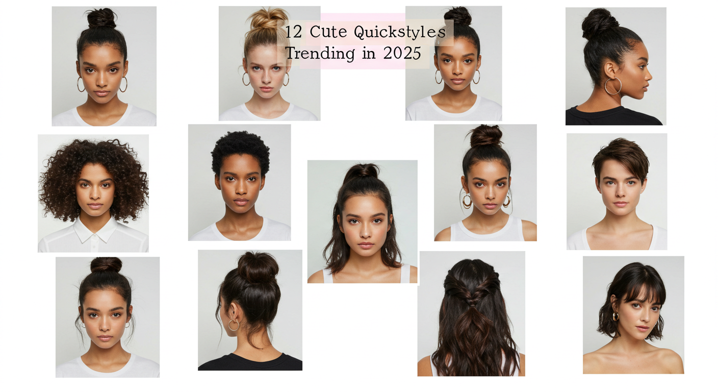 12 Cute Quick Hairstyles Trending in 2025