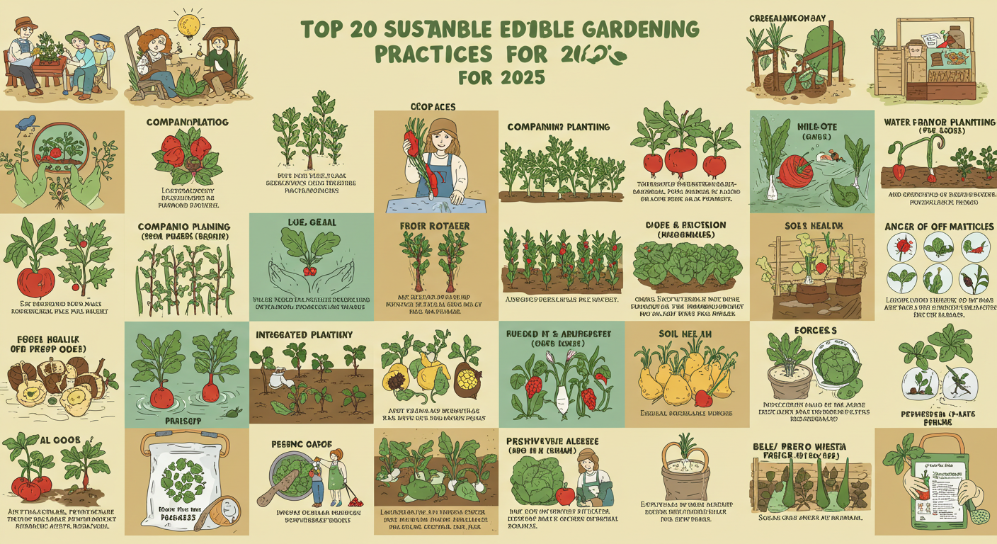 Top 20 Sustainable Edible Gardening Practices for 2025.